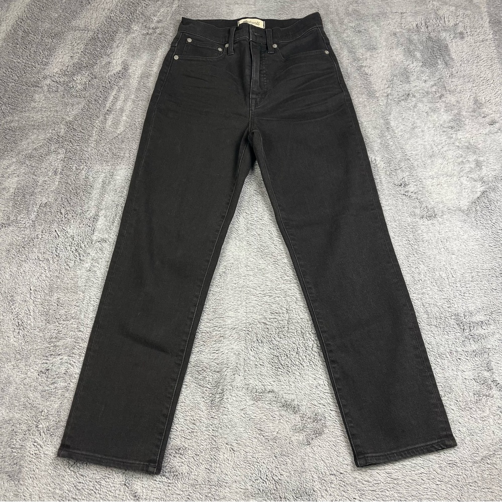 Madewell classic straight Jean black size 24